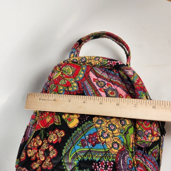 VERA BRADLEY Lunch Bunch Bag Floral Zip Close Pockets Multicolor - Picture 10 of 11